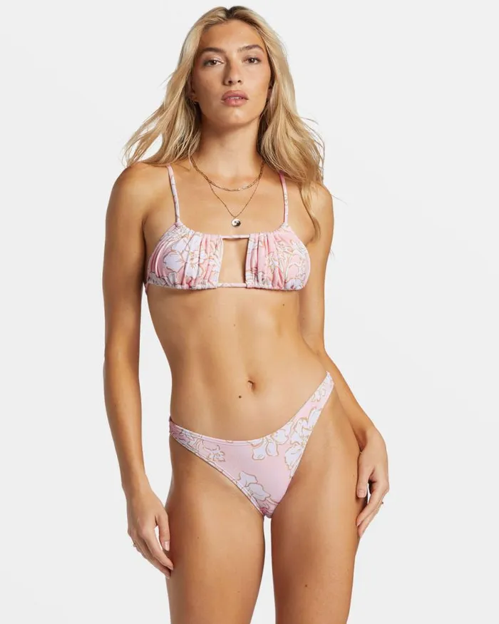 Billabong Bikinis The Tropics Call Alina Bralette Bikini Top Feelin Peachy 8211 Women