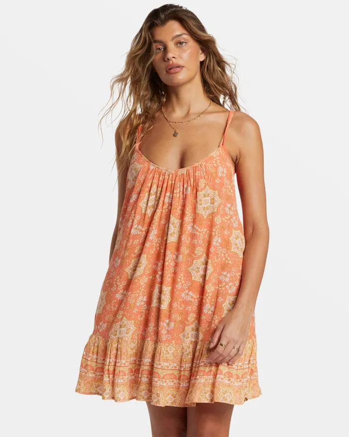 Billabong Cover Ups Beach Vibes Swim Cover Up Sweet Papaya 8211 Women