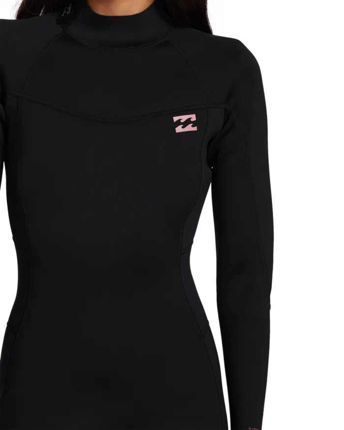 Billabong Fullsuits 32mm Foil Back Zip Wetsuit Black 8211 Women Billabong Fullsuits 32mm Foil Back Zip Wetsuit Black 8211 Women