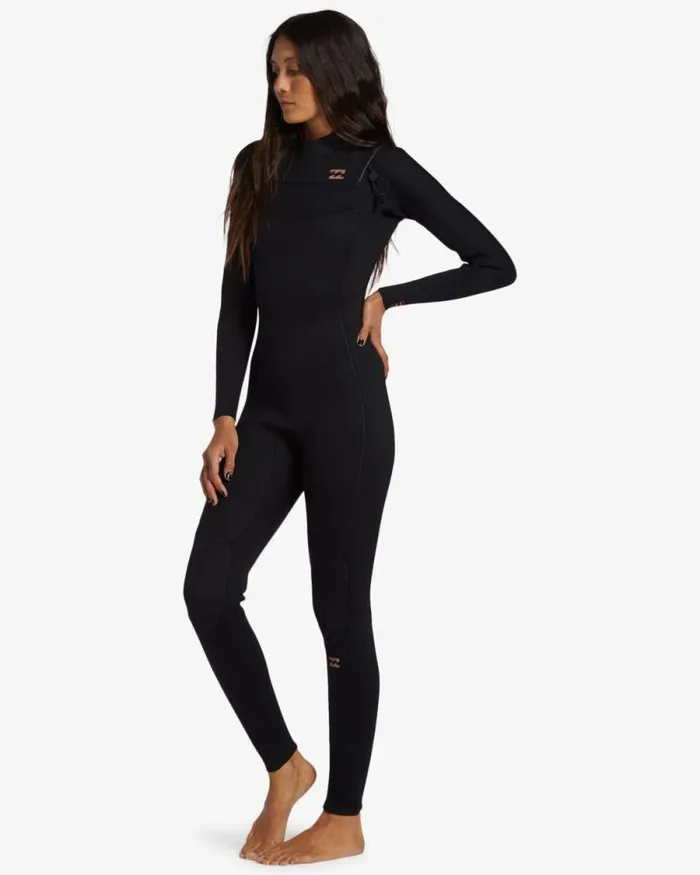 Billabong Fullsuits 32mm Foil Chest Zip Wetsuit Black 8211 Women Billabong Fullsuits 32mm Foil Chest Zip Wetsuit Black 8211 Women