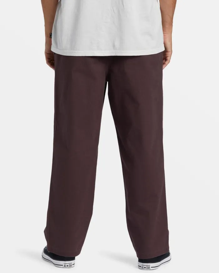 Billabong Jeans and Pants Larry Elastic Waist Pants Plum 8211 Men Billabong Jeans and Pants Larry Elastic Waist Pants Plum 8211 Men