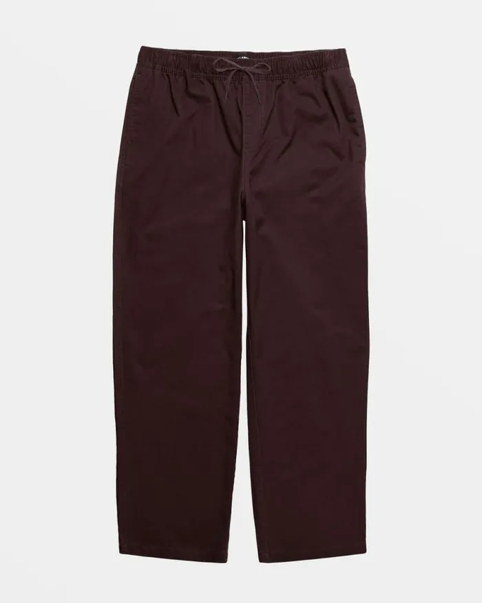 Billabong Jeans and Pants Larry Elastic Waist Pants Plum 8211 Men Billabong Jeans and Pants Larry Elastic Waist Pants Plum 8211 Men