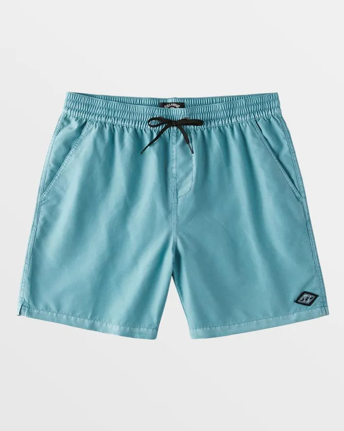 Billabong Layback Boardshorts All Day Overdyed Layback 17034 Swim Trunks Dusty Blue 8211 Men