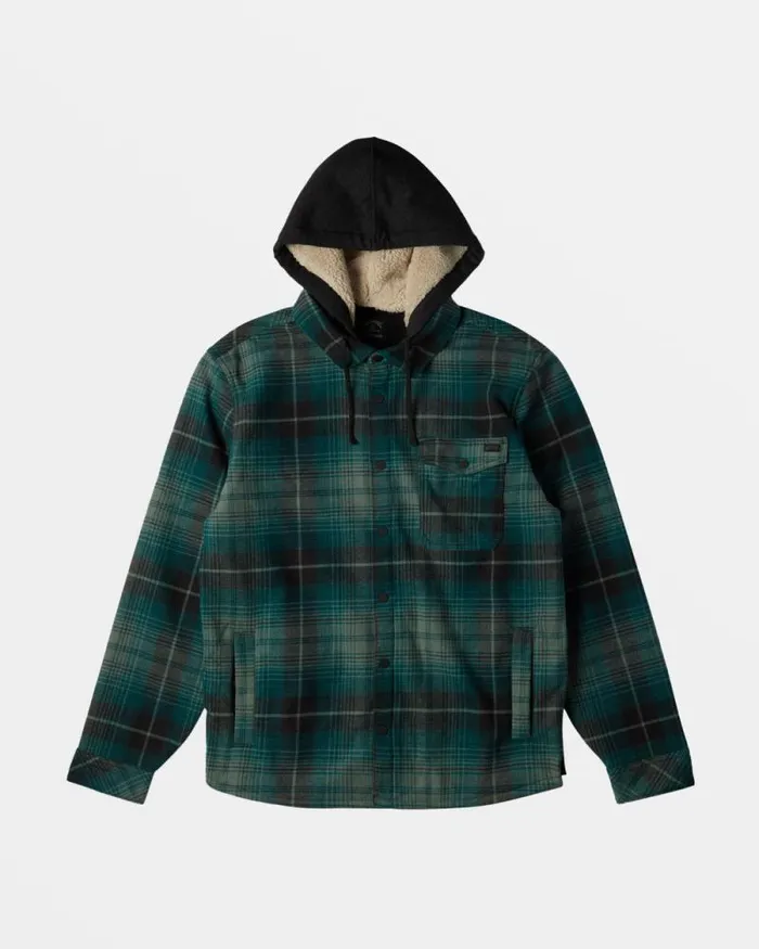 Billabong Shirts ADiv Furnace Bonded Long Sleeve Flannel Shirt Forest Green 8211 Men