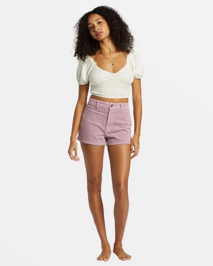 Billabong Shorts Free Fall Corduroy Shorts Lilac Fog 8211 Women Billabong Shorts Free Fall Corduroy Shorts Lilac Fog 8211 Women