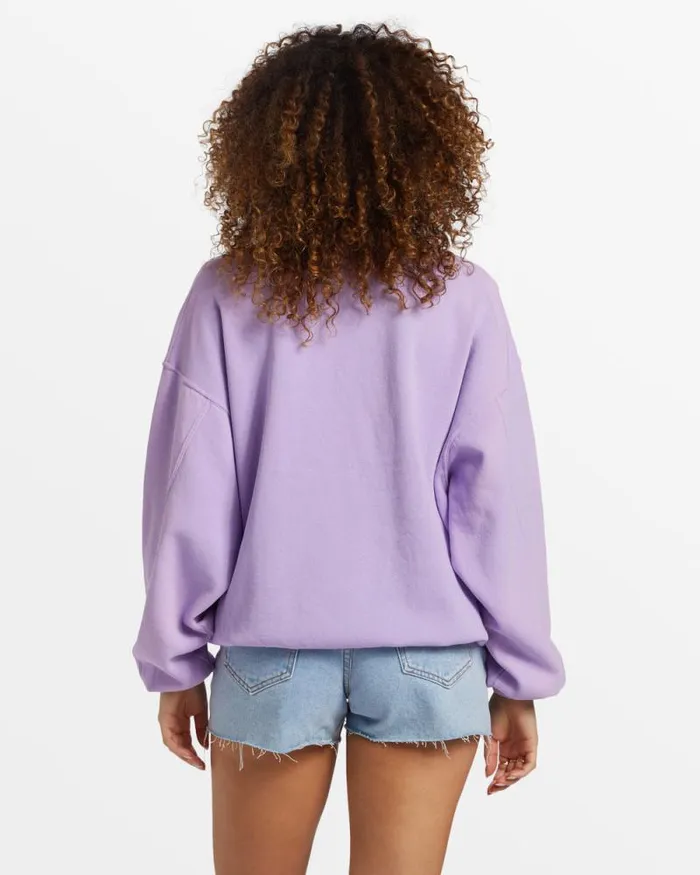 Billabong Sweatshirts and Fleece Aloha Kendal Crew Neck Sweatshirt Tulip 8211 Women Billabong Sweatshirts and Fleece Aloha Kendal Crew Neck Sweatshirt Tulip 8211 Women