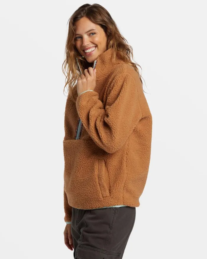 Billabong Sweatshirts and Fleece Horizon HalfZip Fleece Sandalwood 8211 Women Billabong Sweatshirts and Fleece Horizon HalfZip Fleece Sandalwood 8211 Women