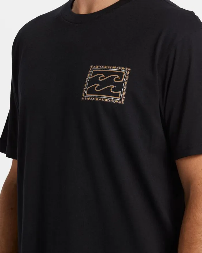 Billabong TShirts Crayon Wave TShirt Black 8211 Men Billabong TShirts Crayon Wave TShirt Black 8211 Men