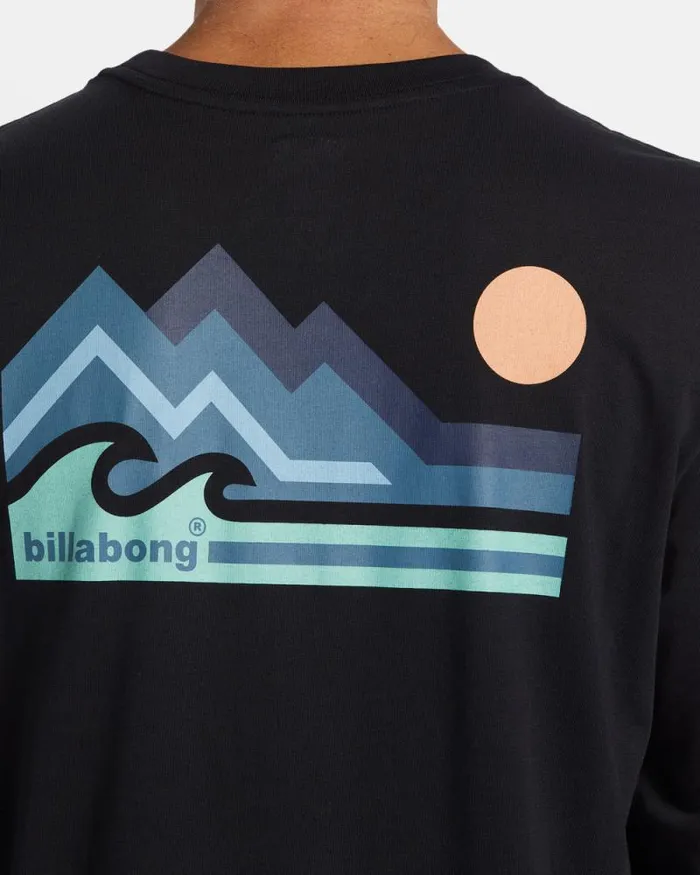 Billabong TShirts Range Long Sleeve Tshirt Black 8211 Men Billabong TShirts Range Long Sleeve Tshirt Black 8211 Men