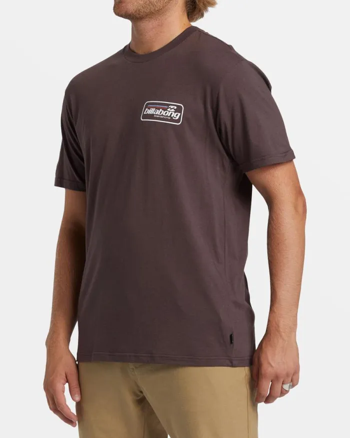 Billabong TShirts Walled TShirt Plum 8211 Men Billabong TShirts Walled TShirt Plum 8211 Men