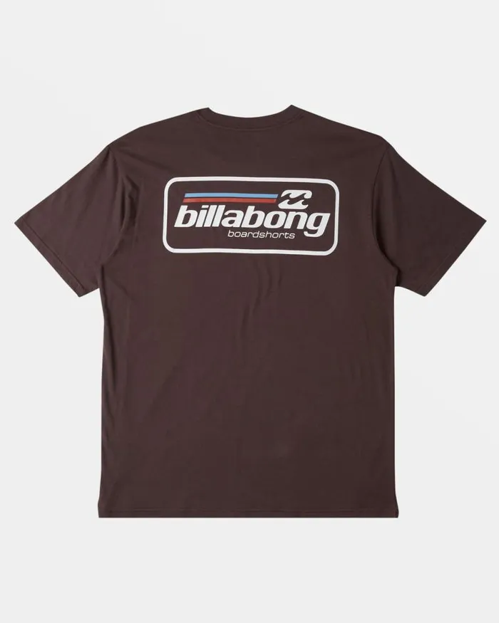 Billabong TShirts Walled TShirt Plum 8211 Men Billabong TShirts Walled TShirt Plum 8211 Men