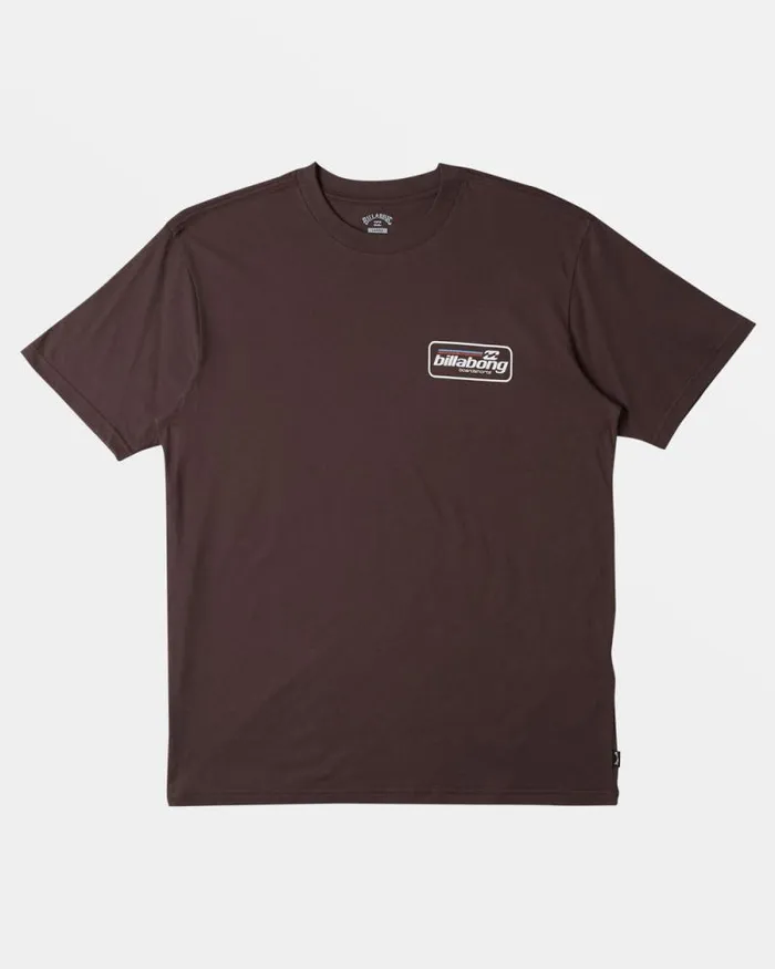 Billabong TShirts Walled TShirt Plum 8211 Men Billabong TShirts Walled TShirt Plum 8211 Men