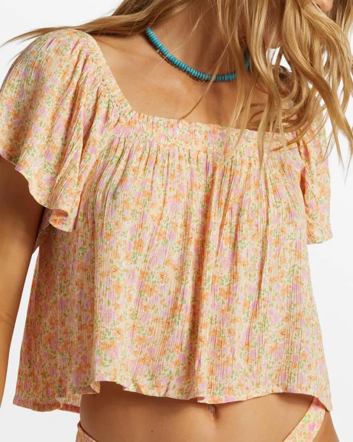 Billabong Tops Dream Of You Floral Crop Top Pink Dream 8211 Women Billabong Tops Dream Of You Floral Crop Top Pink Dream 8211 Women