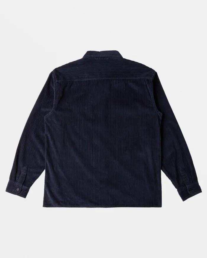 Billabong Wave Washed Essentials Bong Days Long Sleeve Cord Shirt Dusty Navy 8211 Men Billabong Wave Washed Essentials Bong Days Long Sleeve Cord Shirt Dusty Navy 8211 Men