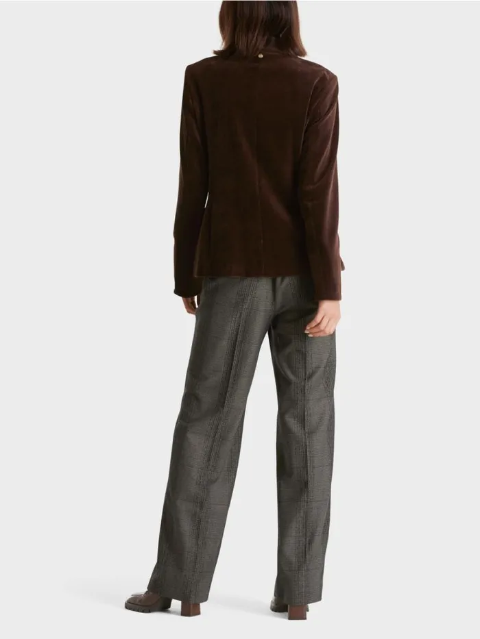Blazer Damen Marc Cain Trendiger Kordblazer Dark Wood