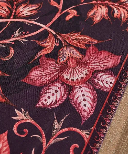 Bohemian Bloom Table Runner Purple Kitchenware and Dining Joebrowns Homeware