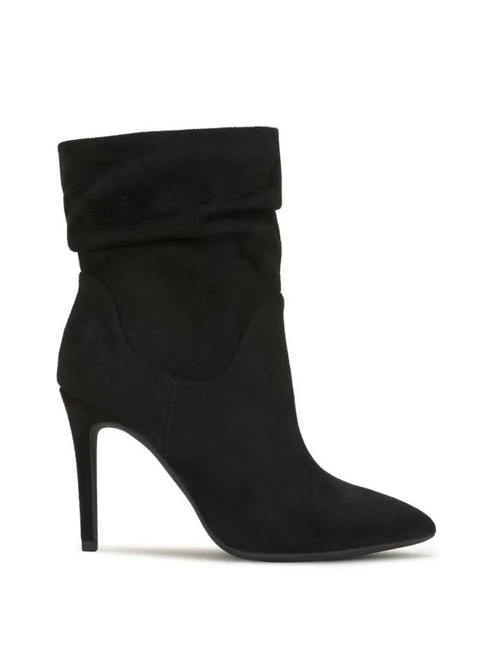 Boots and Booties Shoes Jessica Simpson Hartzell Slouch Bootie In Black Suede