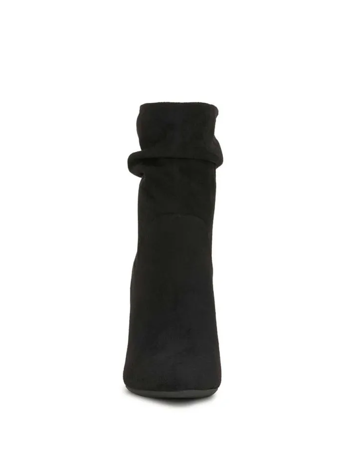Boots and Booties Shoes Jessica Simpson Hartzell Slouch Bootie In Black Suede