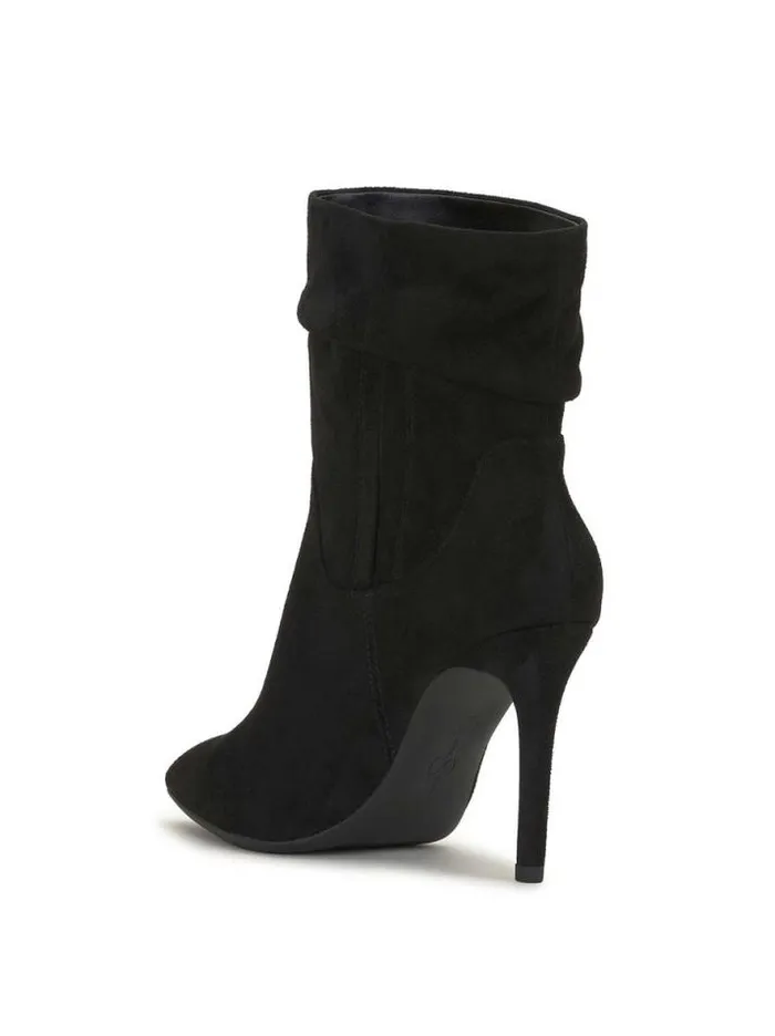 Boots and Booties Shoes Jessica Simpson Hartzell Slouch Bootie In Black Suede