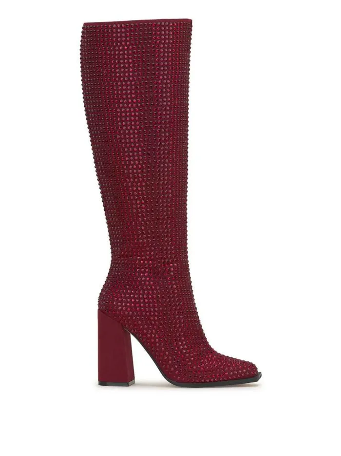 Boots and Booties Shoes Jessica Simpson Lovelly Embellished Boot In Malbec