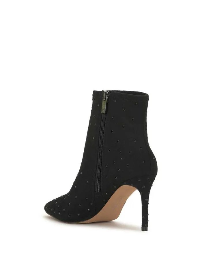 Boots and Booties Shoes Jessica Simpson Semaja Pointed Toe Bootie In Embellished Black