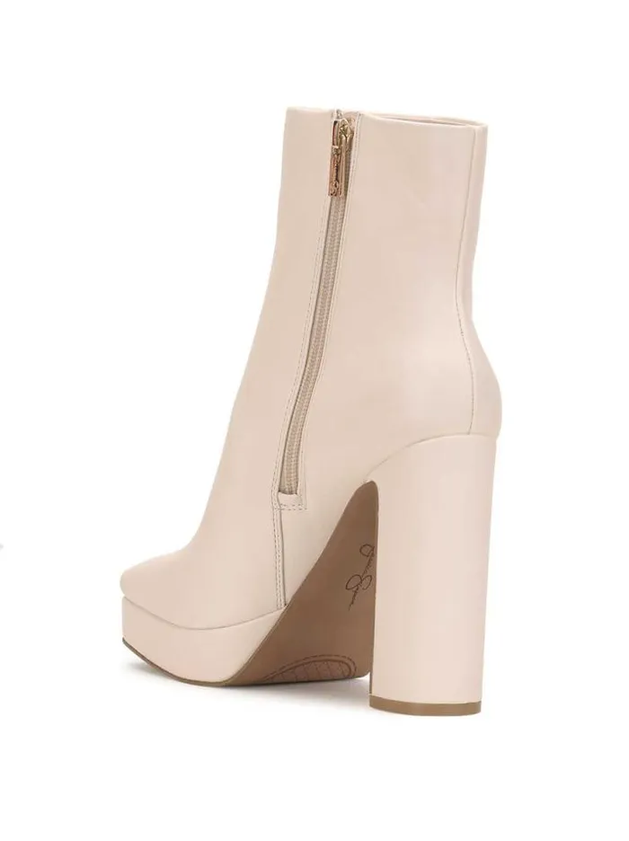 Boots and Booties Shoes Jessica Simpson Vilatta Platform Bootie In Chalk