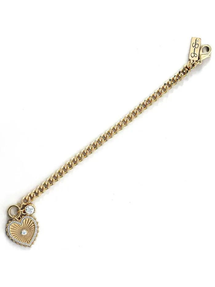 Bracelets Accessories Jessica Simpson Heart Charm Bracelet