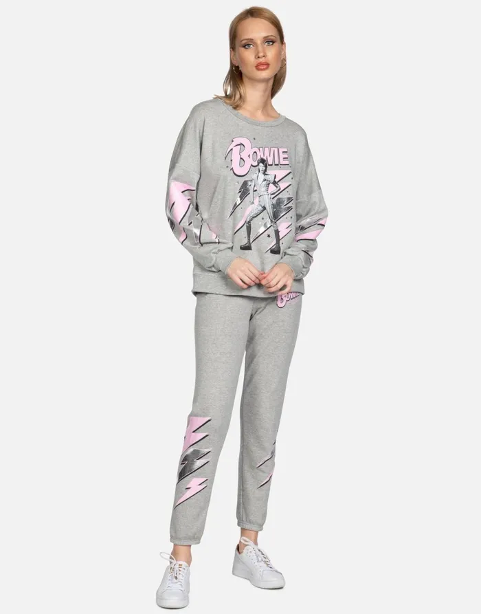 Brynn Bowie Stardust Heather Grey Women039s Lauren Moshi Long Sweatpants