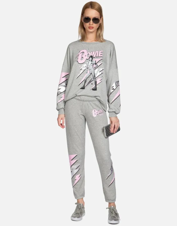 Brynn Bowie Stardust Heather Grey Women039s Lauren Moshi Long Sweatpants