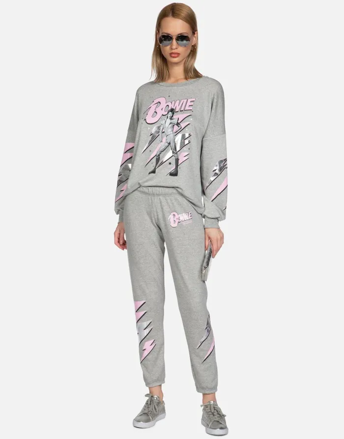 Brynn Bowie Stardust Heather Grey Women039s Lauren Moshi Long Sweatpants