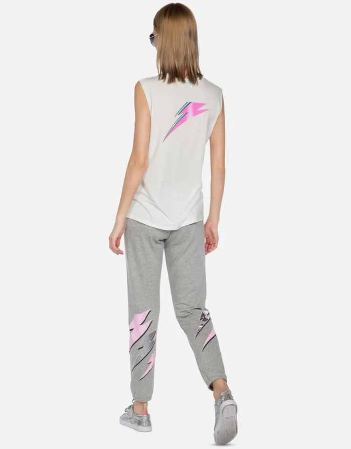 Brynn Bowie Stardust Heather Grey Women039s Lauren Moshi Long Sweatpants