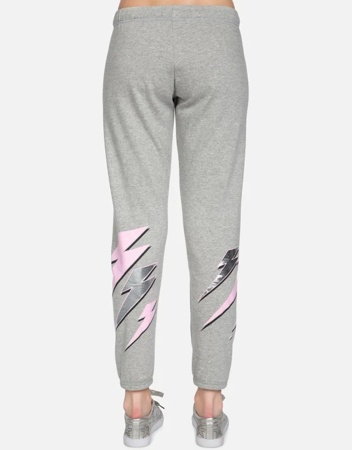 Brynn Bowie Stardust Heather Grey Women039s Lauren Moshi Long Sweatpants