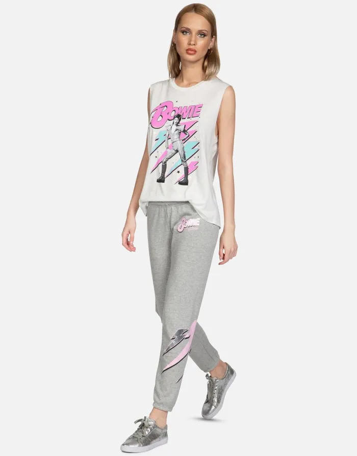 Brynn Bowie Stardust Heather Grey Women039s Lauren Moshi Long Sweatpants
