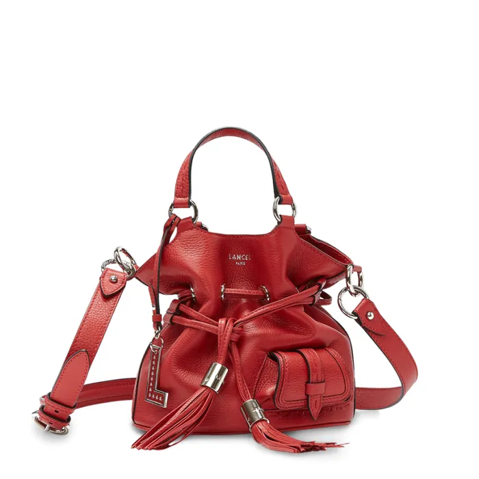 Bucket Bag Red Lancel Women Lancel Cross Body Bags