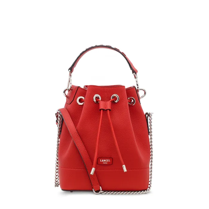 Bucket Bag Red Women Lancel Bucket Bags