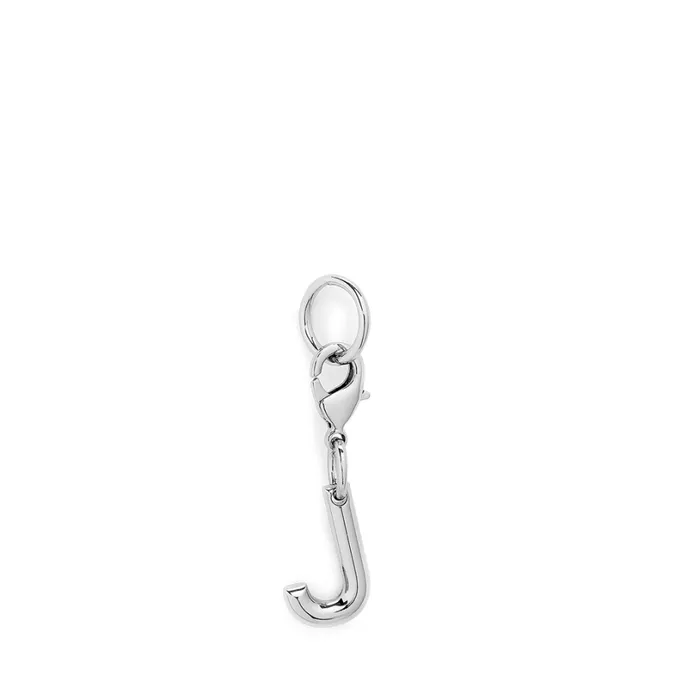 Charm Letter J Silver Color Women Lancel Charms