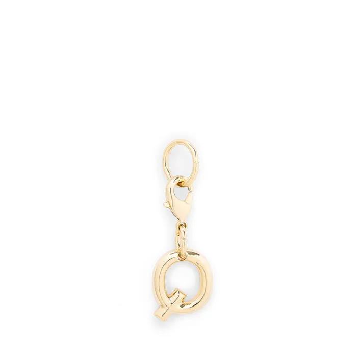 Charm Letter Q Gold Color Women Lancel Charms Charm Letter Q Gold Color Women Lancel Charms