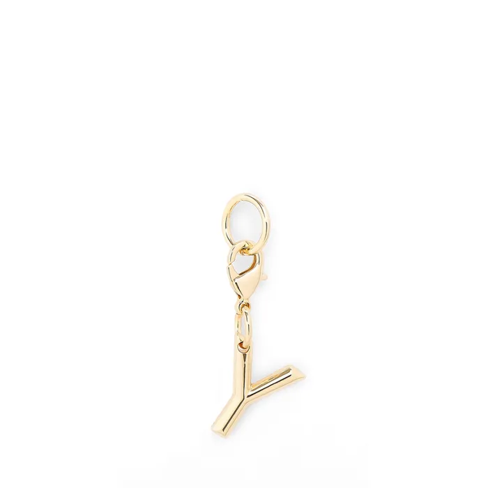 Charm Letter Y Gold Color Women Lancel Charms
