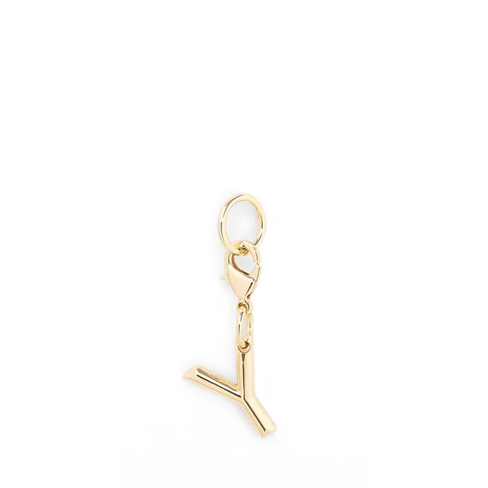 Charm Letter Y Gold Color Women Lancel Charms