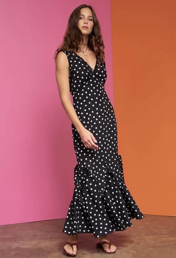 Ciao Lucia Long Dresses Hedia Dress Polka Dot 8211 Women
