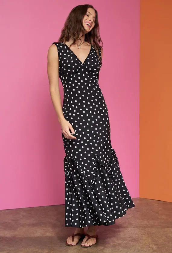 Ciao Lucia Long Dresses Hedia Dress Polka Dot 8211 Women