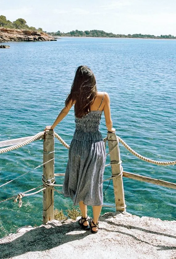 Ciao Lucia Long Dresses Rossella Dress Check 8211 Women