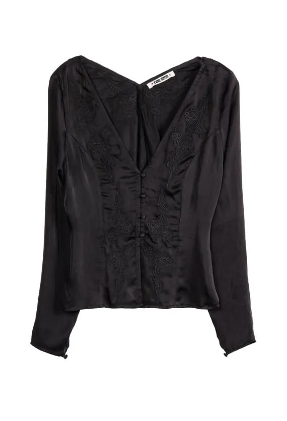Ciao Lucia Long Sleeve Tops Aida Top Black 8211 Women