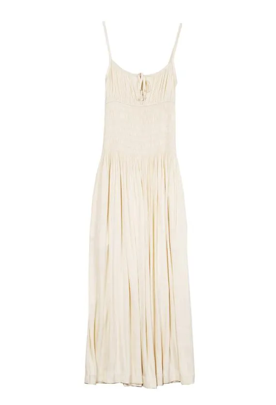 Ciao Lucia Satin Dresses Barbara Dress Ivory 8211 Women