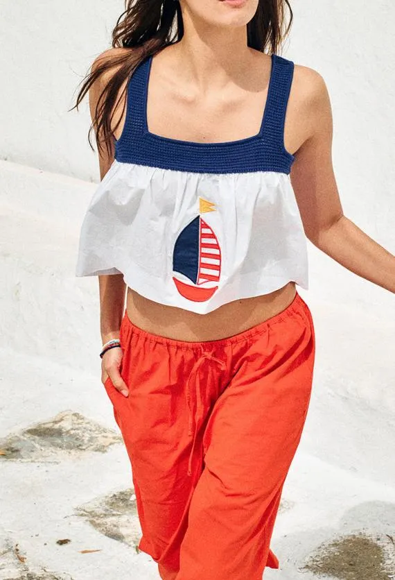 Ciao Lucia Sleeveless Tops Bambi Top White 8211 Women