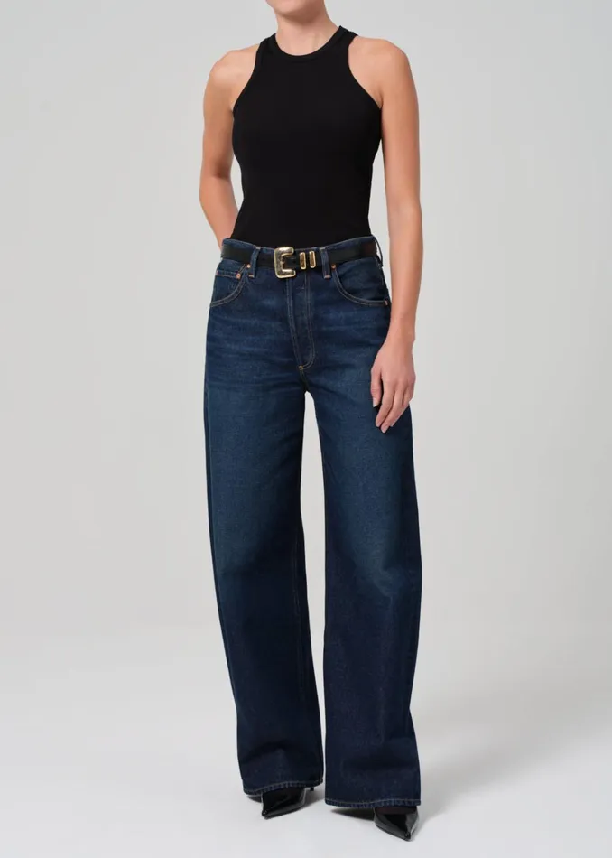 Citizens Of Humanity Akira Tank In Black Women Tops