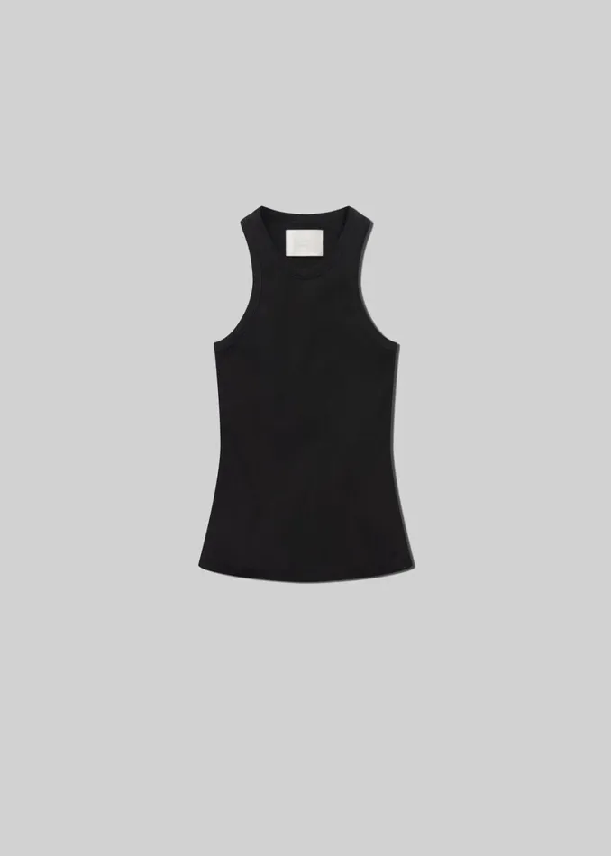 Citizens Of Humanity Akira Tank In Black Women Tops
