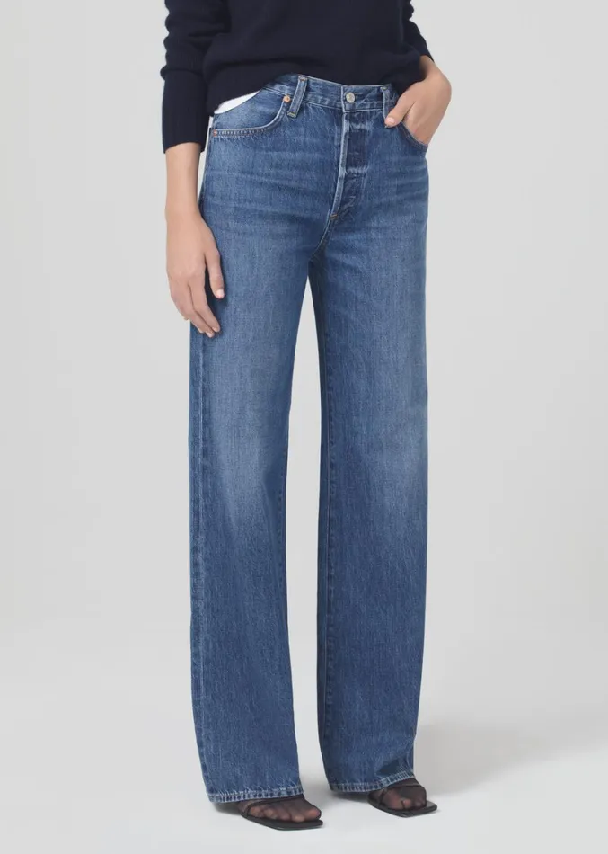 Citizens Of Humanity Annina High Rise Wide Leg 30034 In Pinnacle Women Jeans