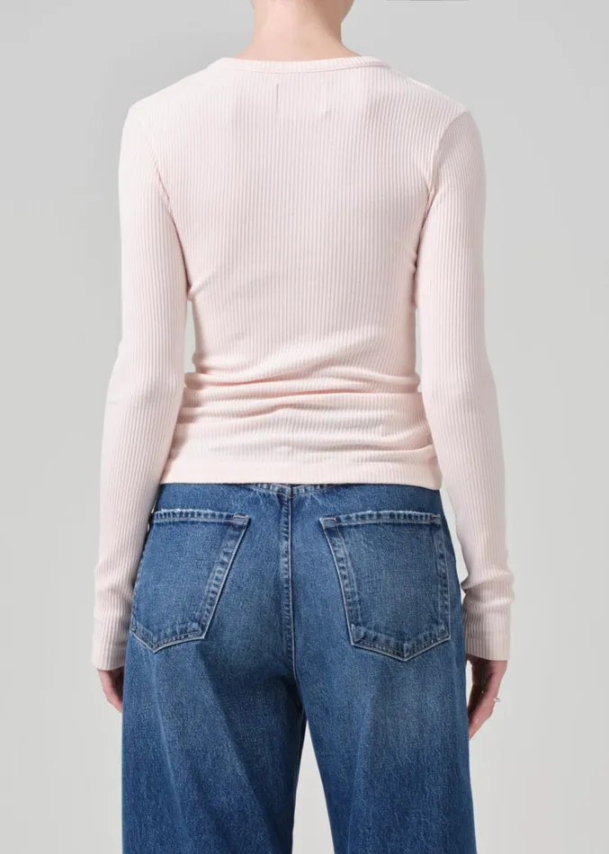 Citizens Of Humanity Bina Crewneck In Cameo Women Tops