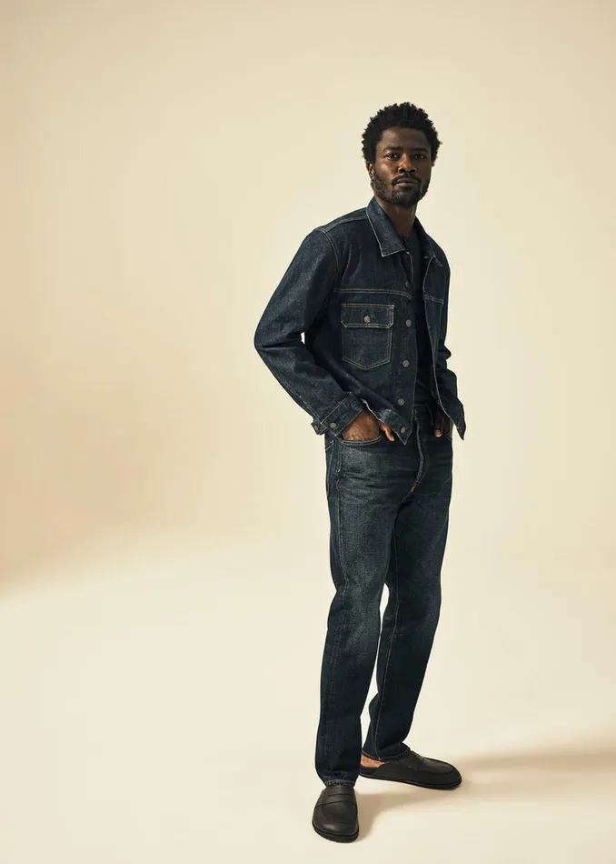 Citizens Of Humanity Box Denim Jacket In Crosshatch Men Jackets
